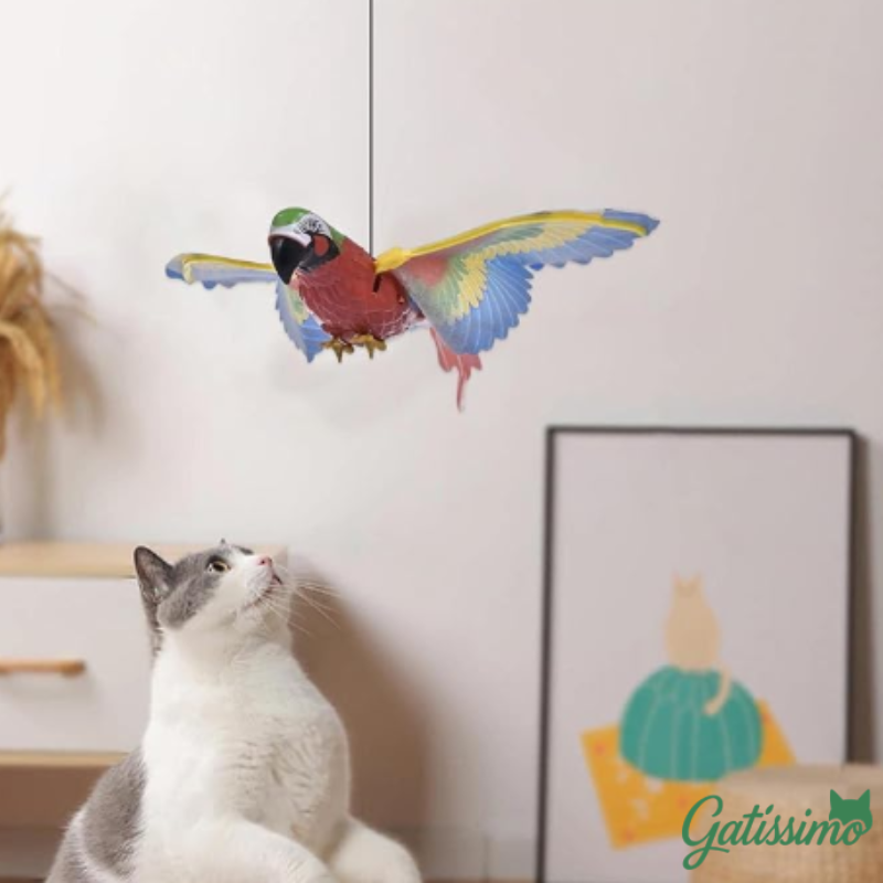 Brinquedo Interativo Pássaro Elétrico para Gatos