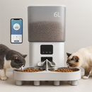 Alimentador Automático Ergonômico com Tigela Dupla para Gatos