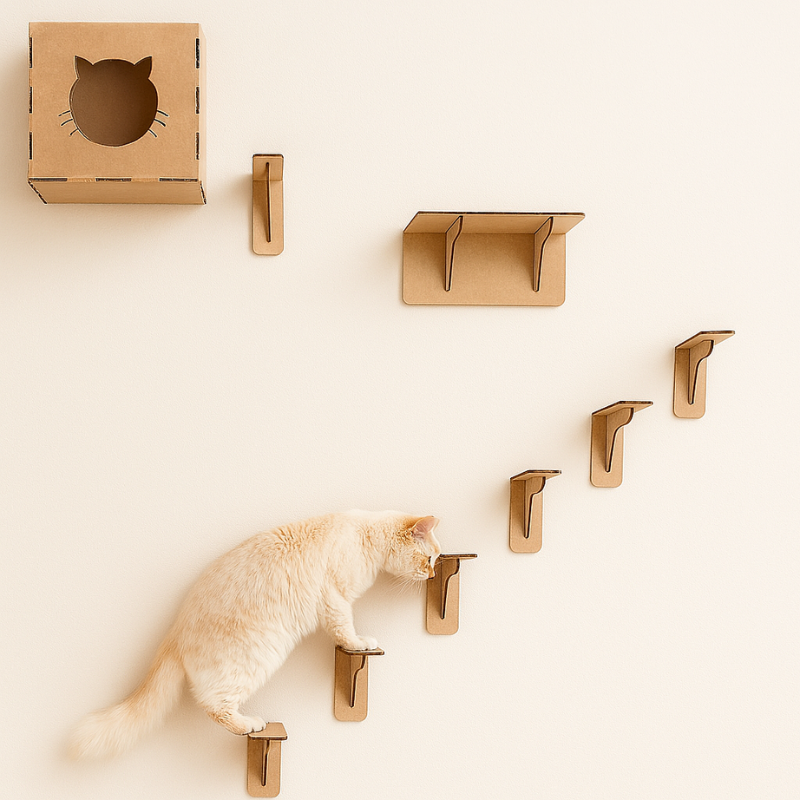 Playground de Parede Modular Kit com 16 peças