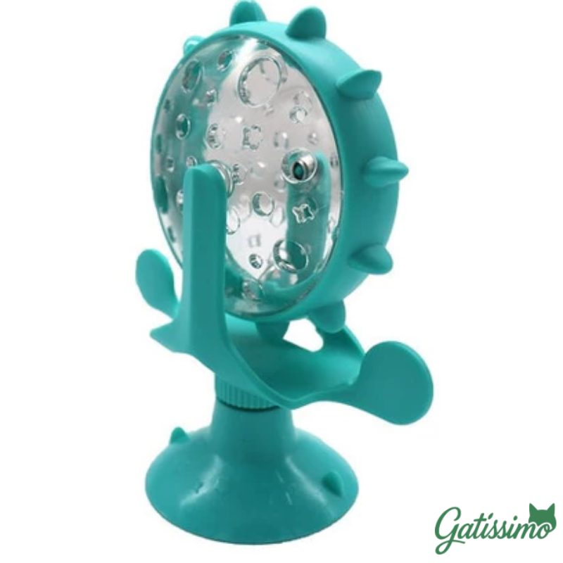 Porta Petisco Giratório para Gatos