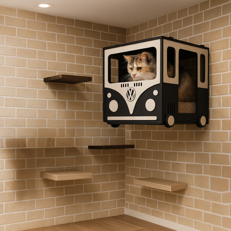 Playground Kombi Interativo - Gatíssimo Catvan