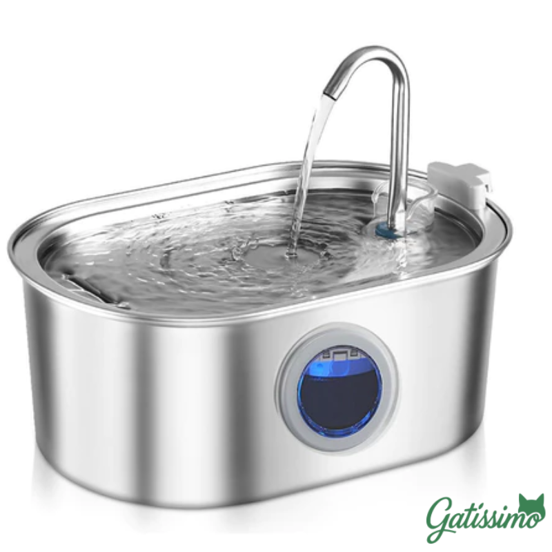 Fonte de Aço inoxidável para Gatos