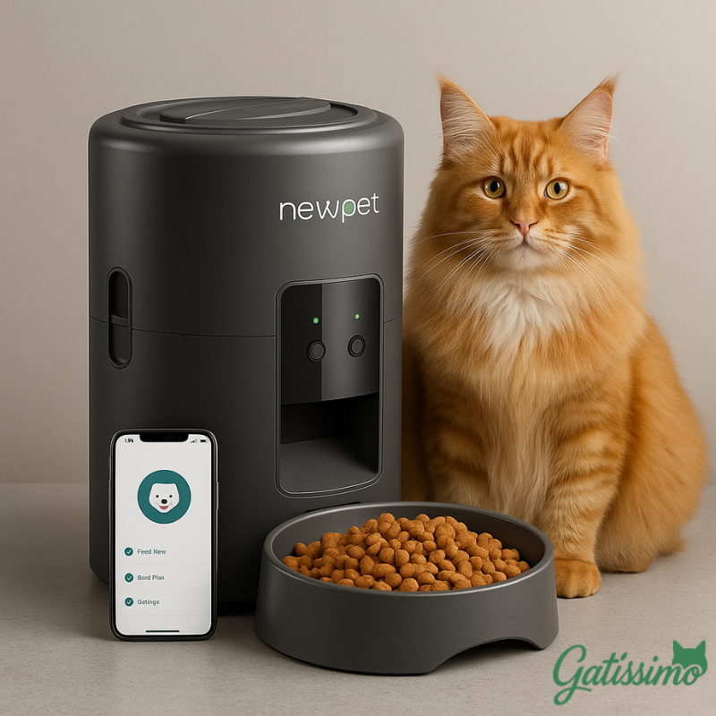 Alimentador Automático para Gatos