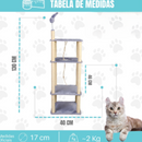 Arranhador Torre 4 Andares para Gatos