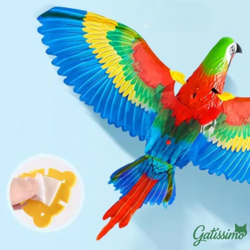 Brinquedo Interativo Pássaro Elétrico para Gatos