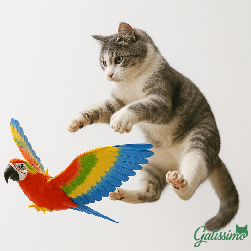 Brinquedo Interativo Pássaro Elétrico para Gatos