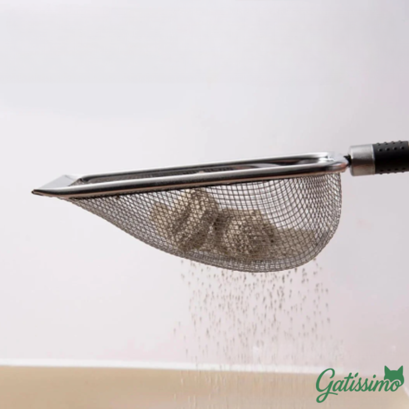 Pá de Limpeza Premium em Inox: Gatíssimo Clean Scoop
